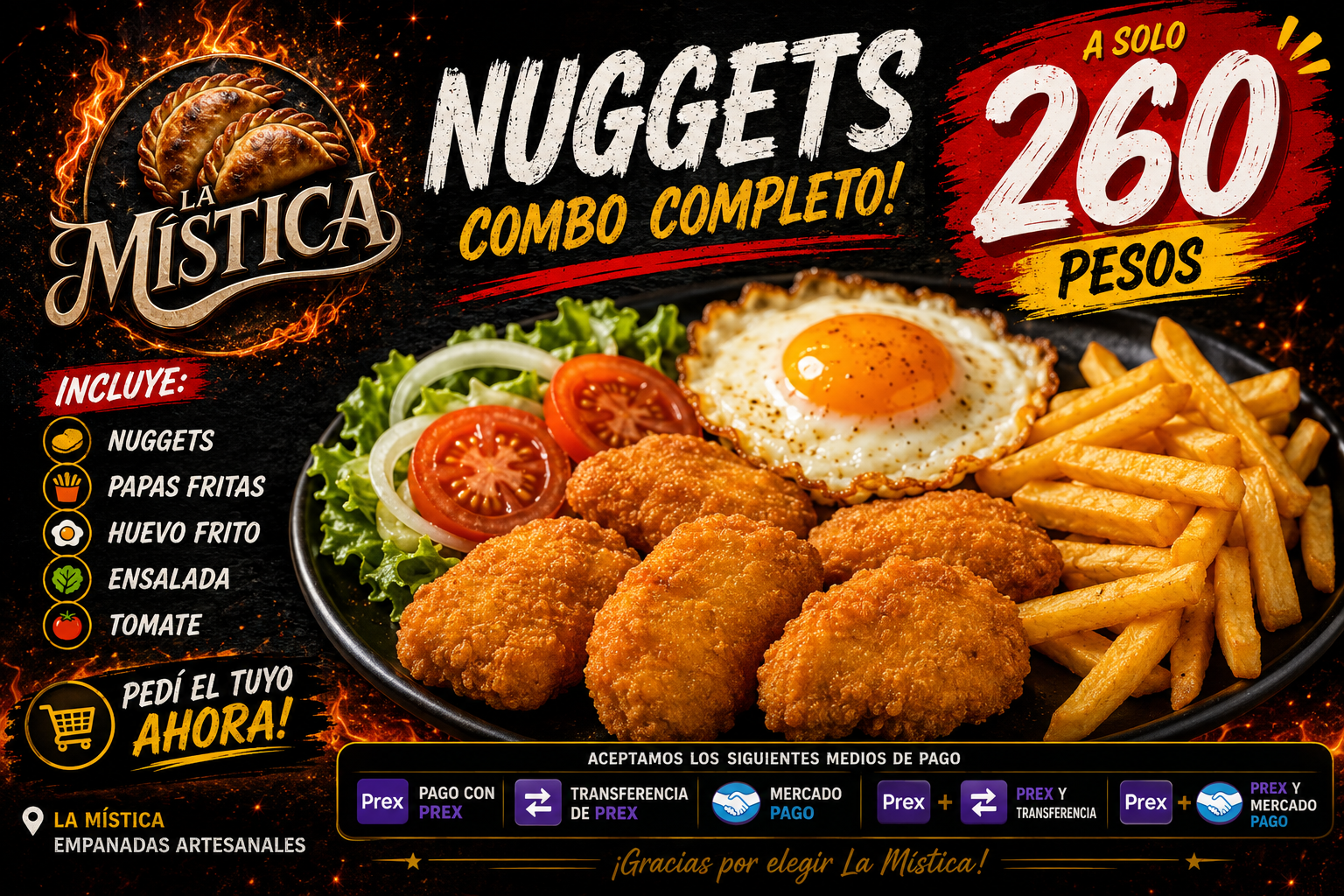 Nagget combo completo